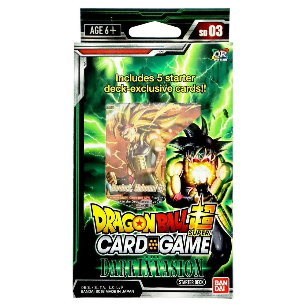 Bandai Dragon Ball Super Card Game Dark Invasion Starter Deck